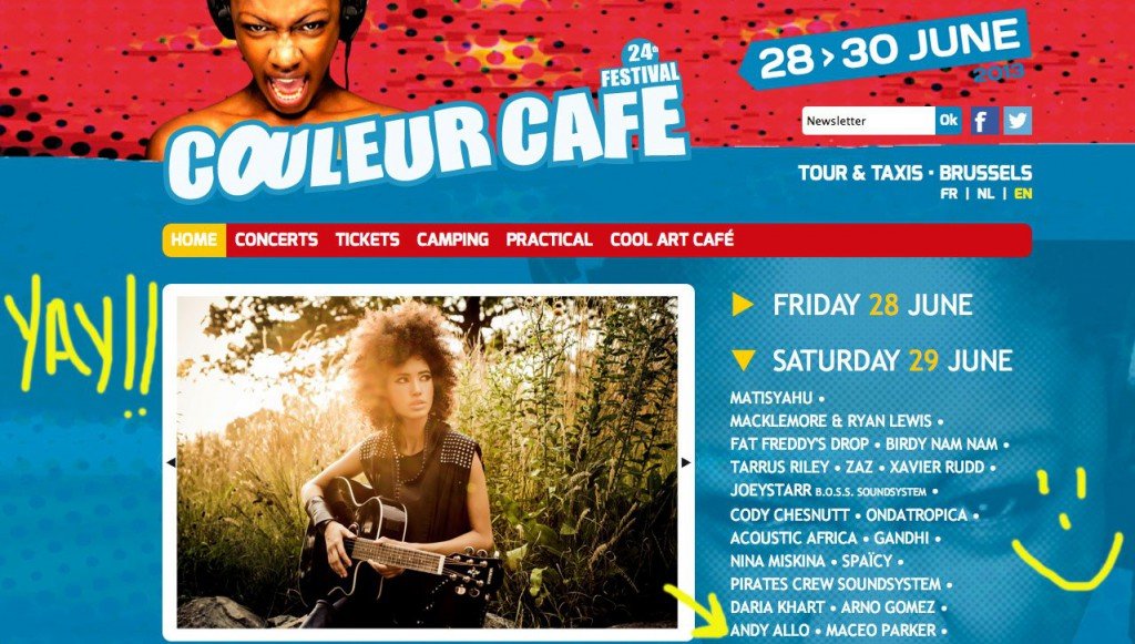 Andy Allo et Maceo Parker