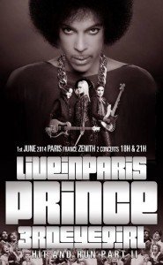 Prince en concert a Paris